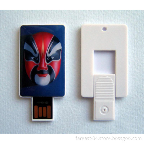64GB Mini Sliding Pocket Business Card Pendrive